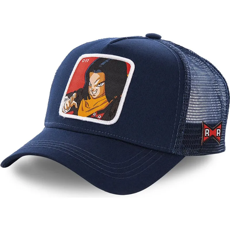mutsid-kumer-meresinine-snapback-androide-c17a-c-17-dragon-ball-capslab