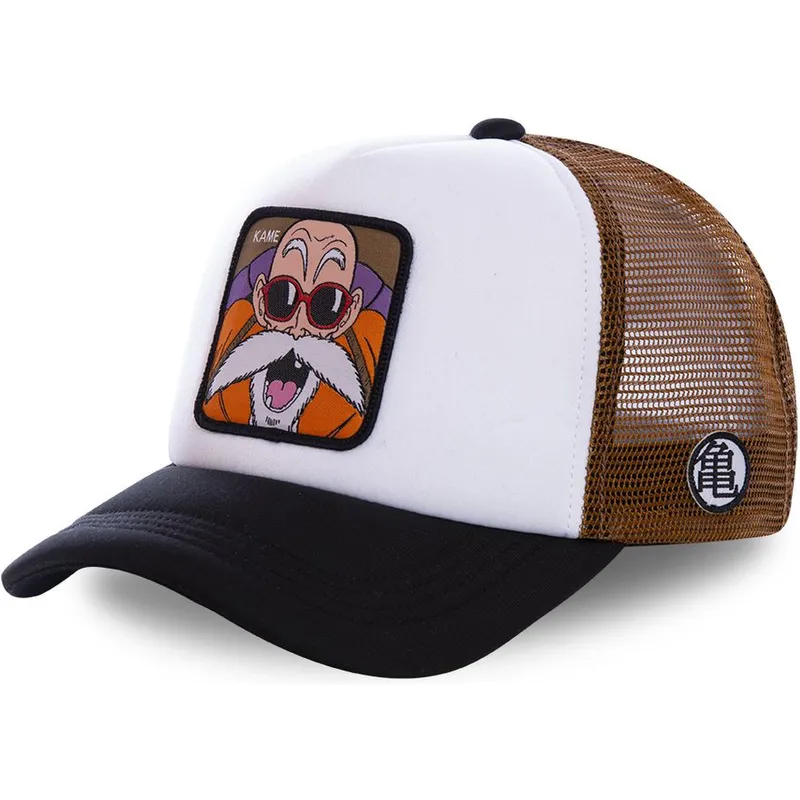 mutsid-kumer-valge-snapback-kam3m-meister-roshi-dragon-ball-capslab