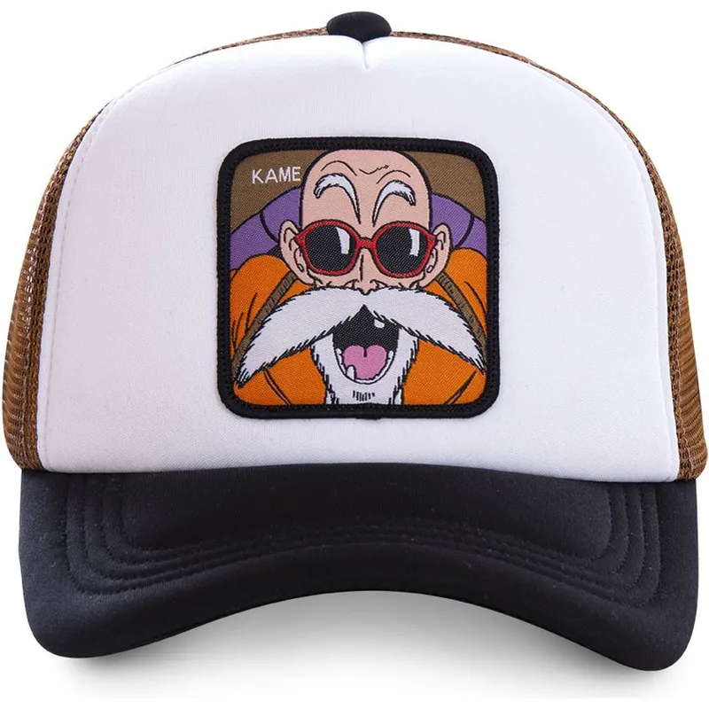 mutsid-kumer-valge-snapback-kam3m-meister-roshi-dragon-ball-capslab