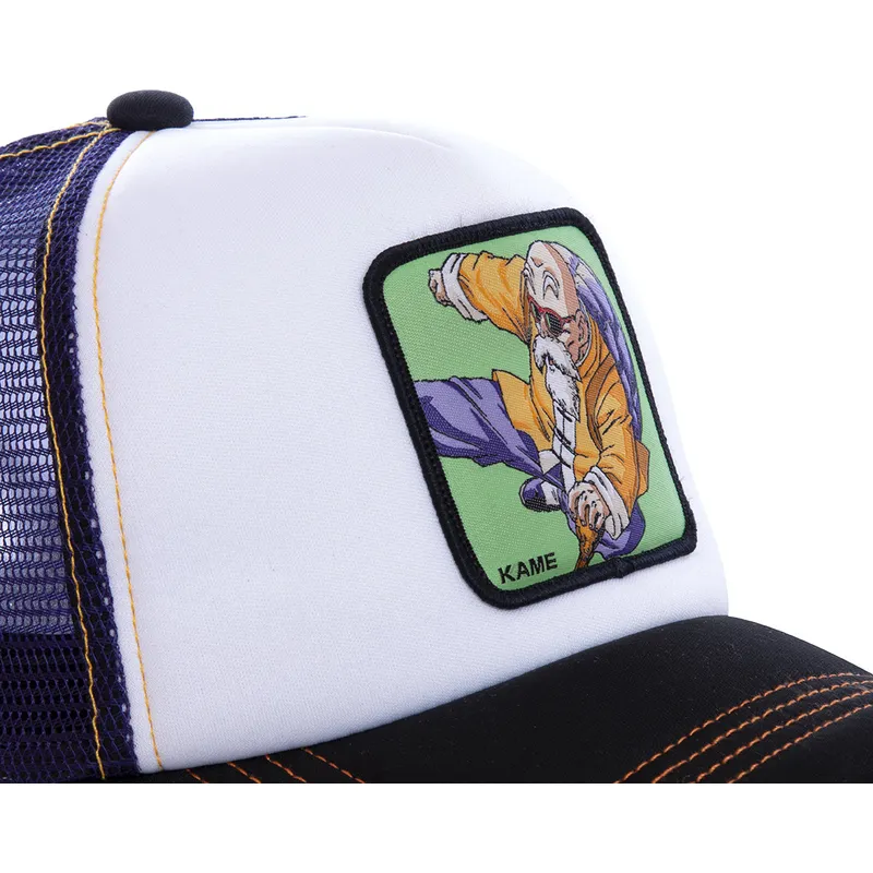 mutsid-kumer-valge-snapback-kam6m-meister-roshi-dragon-ball-capslab