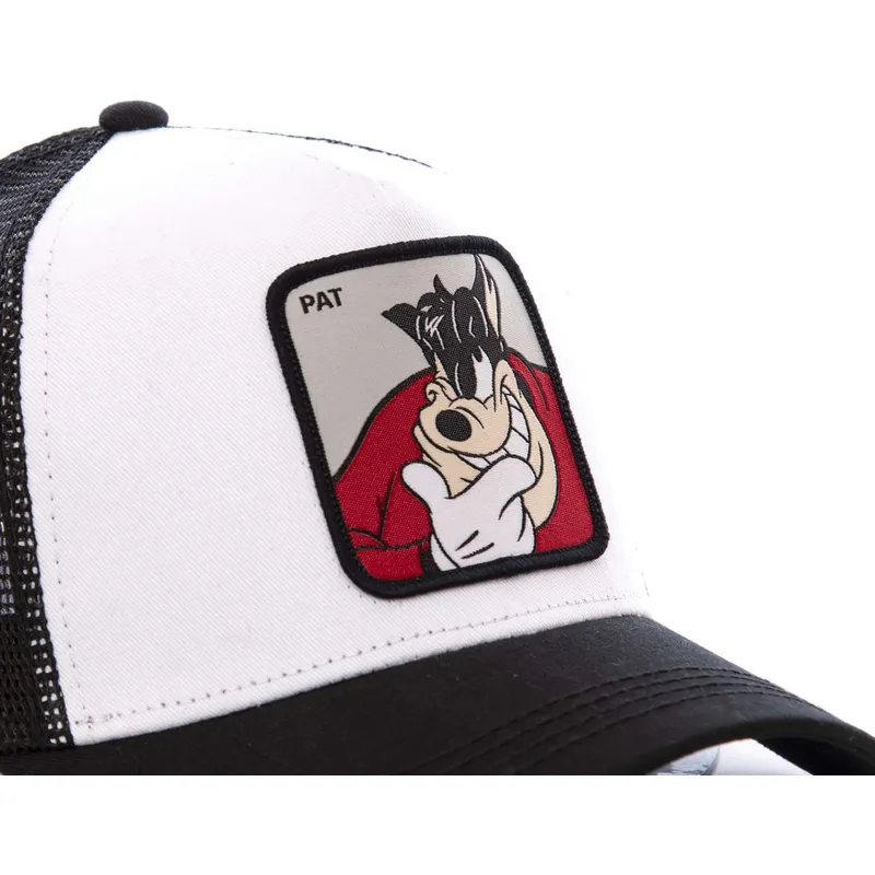 mutsid-kumer-valge-snapback-pet2-puujalg-pete-disney-capslab