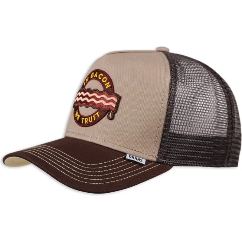 mutsid-kumer-pruun-snapback-food-bacon-djinns
