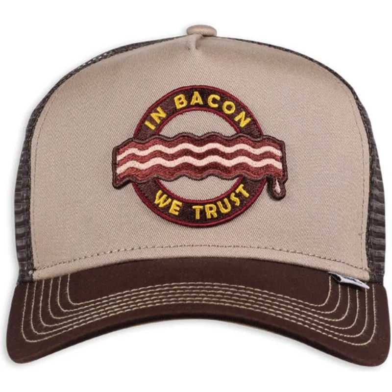mutsid-kumer-pruun-snapback-food-bacon-djinns