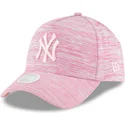 mutsid-kumer-roosa-snapback-ajustable-9forty-a-frame-engineered-fit-new-york-yankees-mlb-new-era