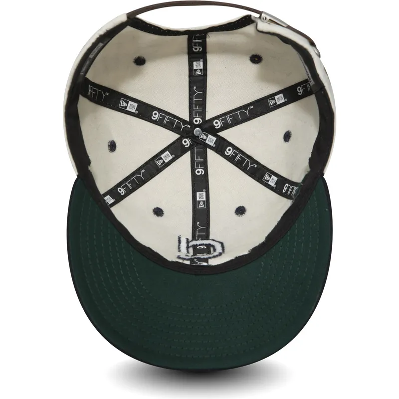mutsid-lame-valge-reguleeritav-9fifty-low-profile-flannel-cleveland-indians-mlb-new-era