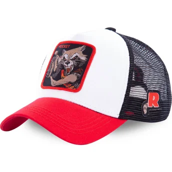 mutsid-kumer-valge-snapback-roc2-rocket-raccoon-marvel-comics-capslab