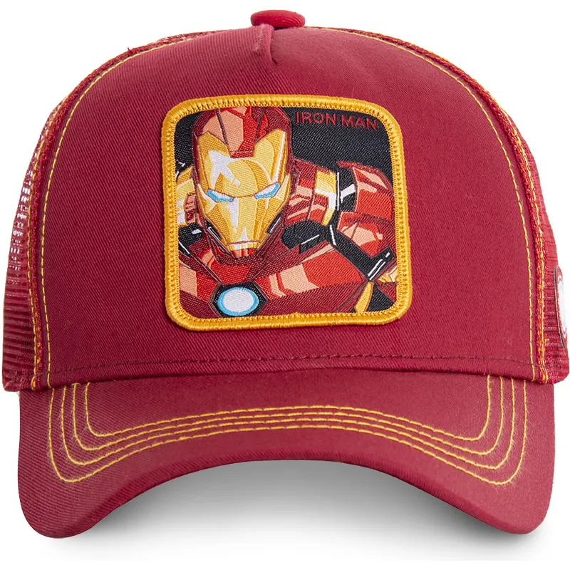 mutsid-kumer-punane-snapback-iro1-iron-man-marvel-comics-capslab