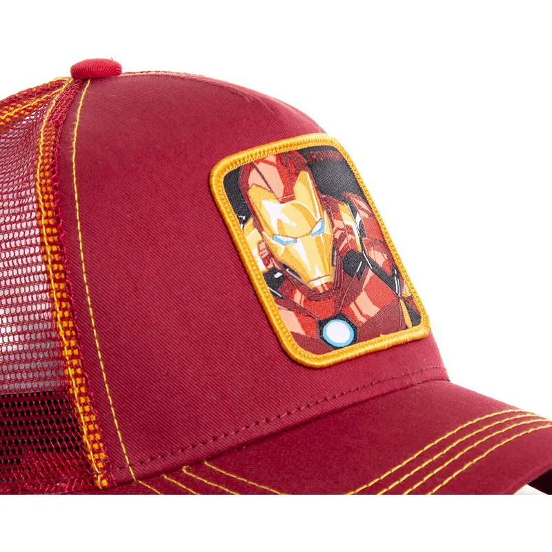 mutsid-kumer-punane-snapback-iro1-iron-man-marvel-comics-capslab