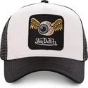 von-dutch-grn2-white-and-black-trucker-hat