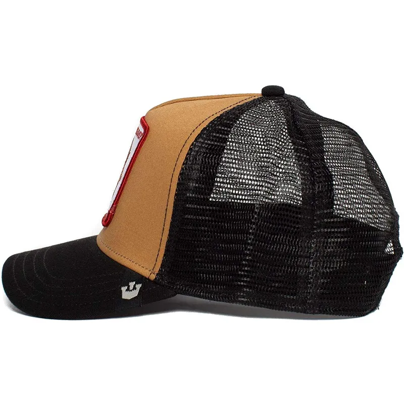 mutsid-kumer-pruun-snapback-two-beavers-the-farm-goorin-bros