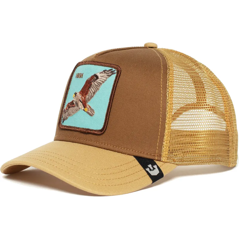 mutsid-kumer-pruun-snapback-high-the-farm-goorin-bros