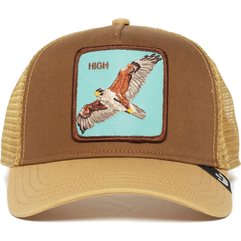 mutsid-kumer-pruun-snapback-high-the-farm-goorin-bros
