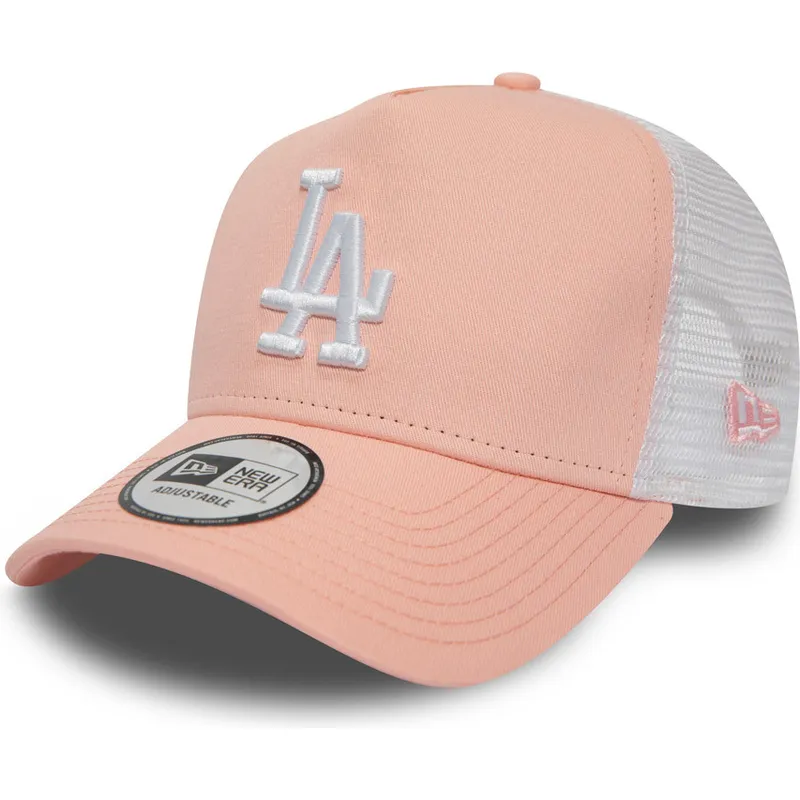 mutsid-kumer-roosa-snapback-league-essential-a-frame-los-angeles-dodgers-mlb-new-era
