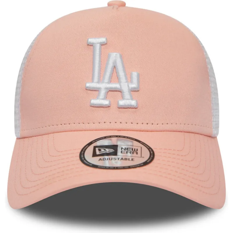 mutsid-kumer-roosa-snapback-league-essential-a-frame-los-angeles-dodgers-mlb-new-era