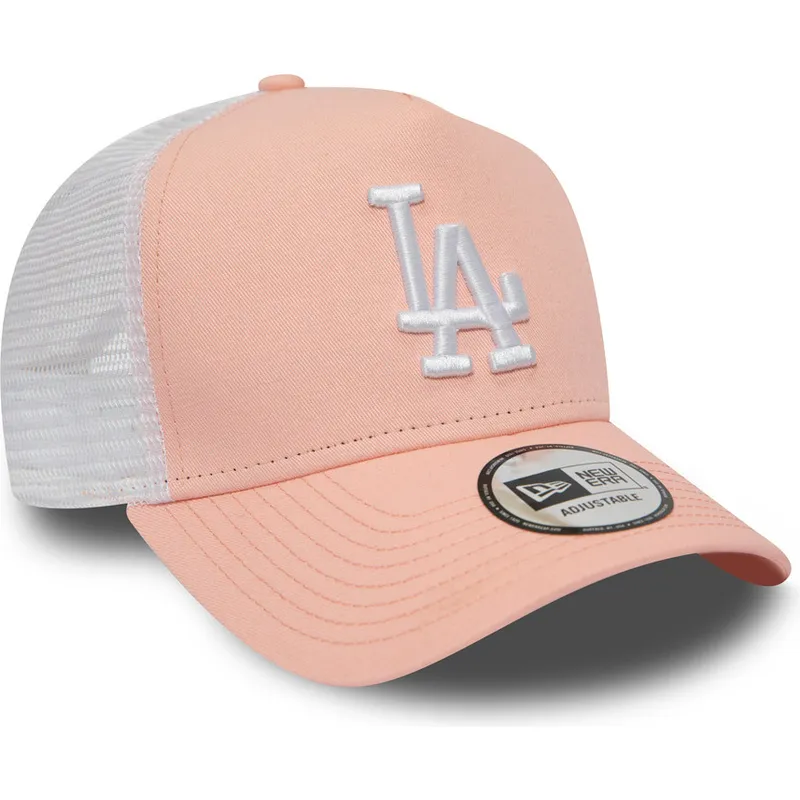 mutsid-kumer-roosa-snapback-league-essential-a-frame-los-angeles-dodgers-mlb-new-era