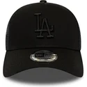 new-era-black-logo-league-essential-a-frame-los-angeles-dodgers-mlb-black-trucker-hat