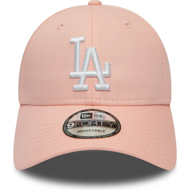 mutsid-kumer-roosa-reguleeritav-9forty-league-essential-los-angeles-dodgers-mlb-new-era