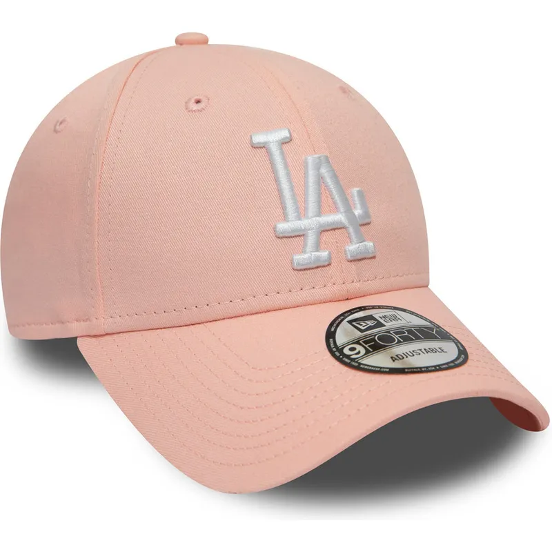 mutsid-kumer-roosa-reguleeritav-9forty-league-essential-los-angeles-dodgers-mlb-new-era