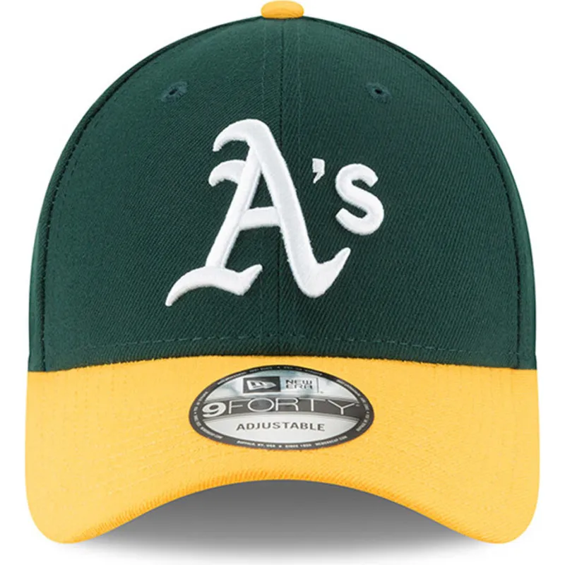 mutsid-kumer-roheline-reguleeritav-9forty-the-league-oakland-athletics-mlb-new-era