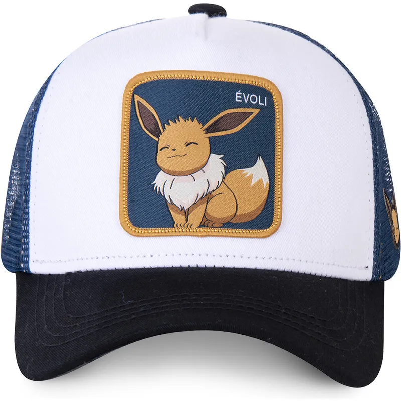mutsid-kumer-valge-snapback-evo3-eevee-pokemon-capslab
