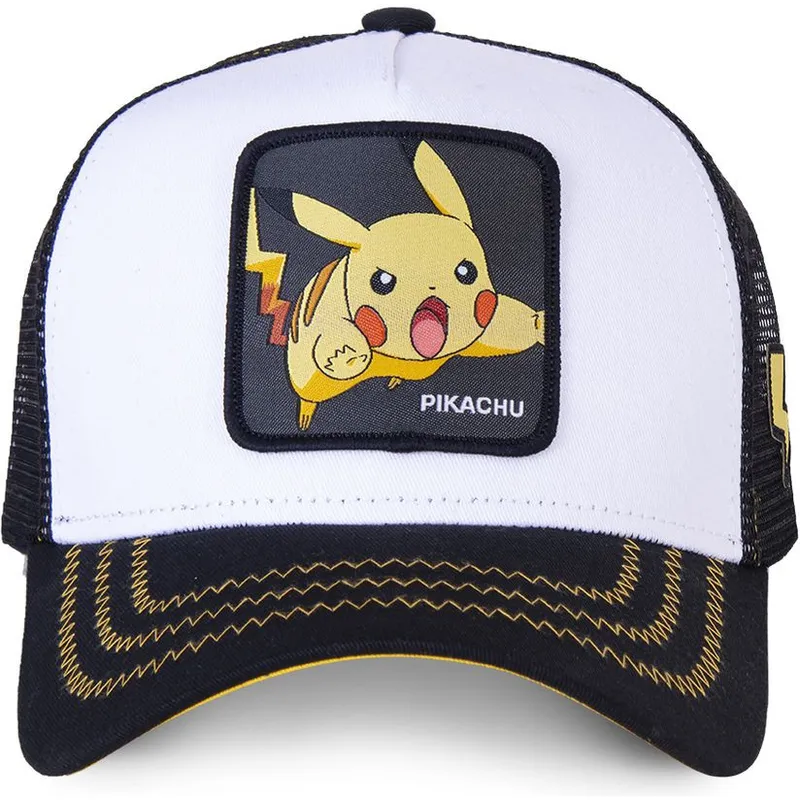 cap-kumer-white-snapback-pikachu-pokemon-capslab