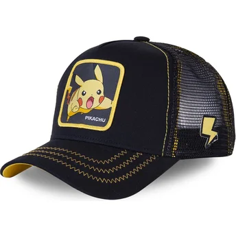 Mütsid kumer veok must snapback Pikachu PIK7 Pokémon Pikachu Pokémon Capslab
