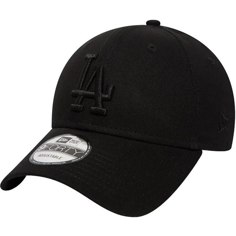 cap-kumer-black-adjustable-strap-9forty-league-essential-los-angeles-dodgers-mlb-new-era
