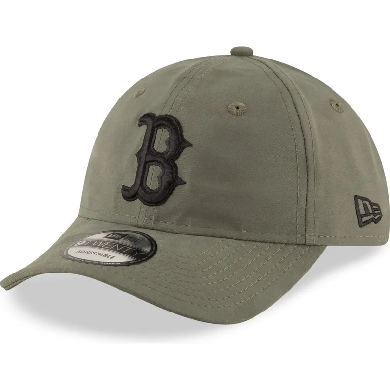 mutsid-kumer-roheline-reguleeritav-9twenty-nylon-packable-boston-red-sox-mlb-new-era