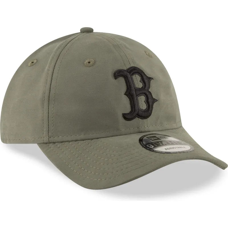 mutsid-kumer-roheline-reguleeritav-9twenty-nylon-packable-boston-red-sox-mlb-new-era