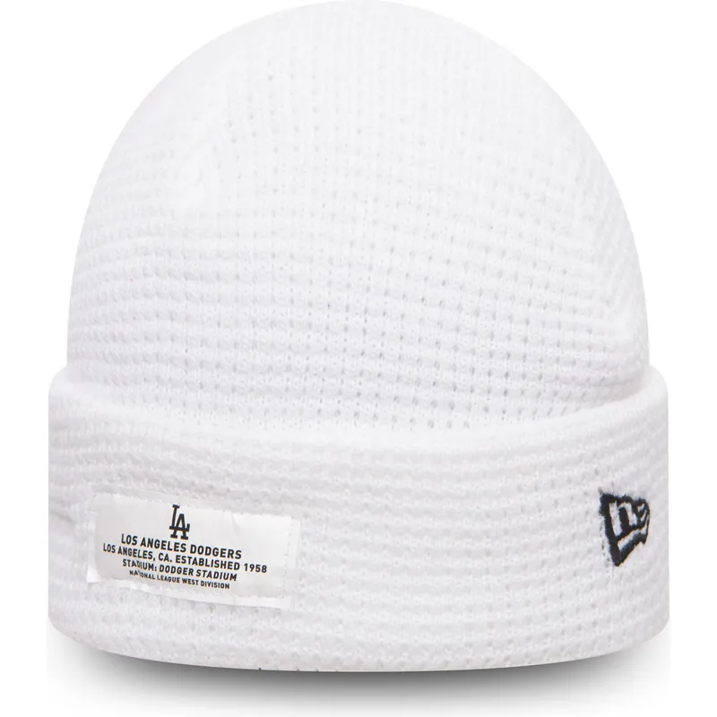 mutsid-valge-cuff-knit-mono-script-patch-los-angeles-dodgers-mlb-new-era