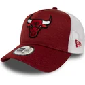 mutsid-kumer-punane-reguleeritav-trucker-shadow-tech-a-frame-chicago-bulls-nba-new-era