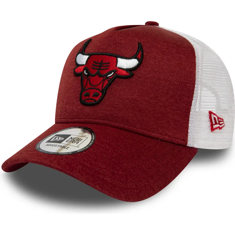 mutsid-kumer-punane-reguleeritav-trucker-shadow-tech-a-frame-chicago-bulls-nba-new-era