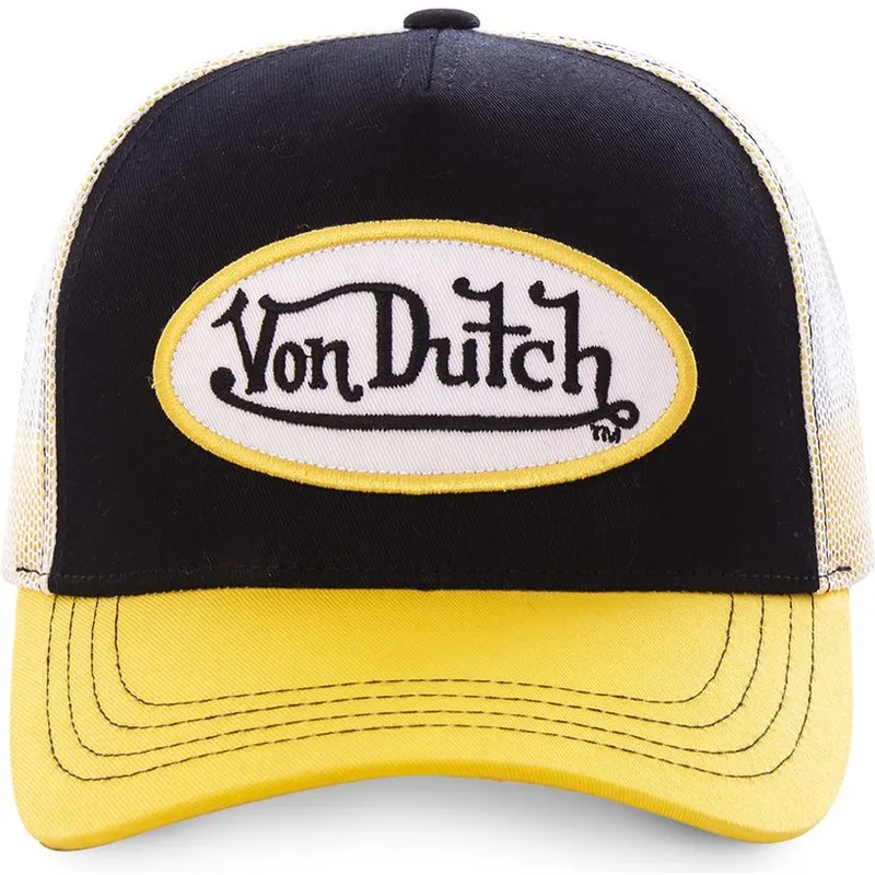 mutsid-kumer-kollane-snapback-col-bla-von-dutch