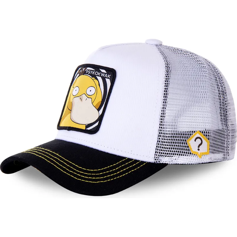 mutsid-kumer-valge-snapback-psy3-psyduck-pokemon-capslab