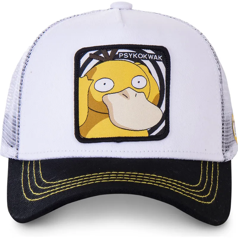 mutsid-kumer-valge-snapback-psy3-psyduck-pokemon-capslab
