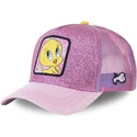 mutsid-kumer-roosa-snapback-purpurina-twe4-tiit-looney-tunes-capslab