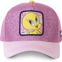 mutsid-kumer-roosa-snapback-purpurina-twe4-tiit-looney-tunes-capslab