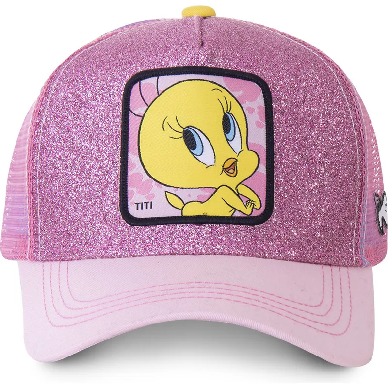 mutsid-kumer-roosa-snapback-purpurina-twe4-tiit-looney-tunes-capslab