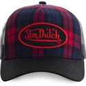 mutsid-kumer-must-snapback-estampado-cuadros-carb2-von-dutch