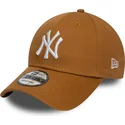 mutsid-kumer-pruun-reguleeritav-trigo-9forty-league-essential-new-york-yankees-mlb-new-era
