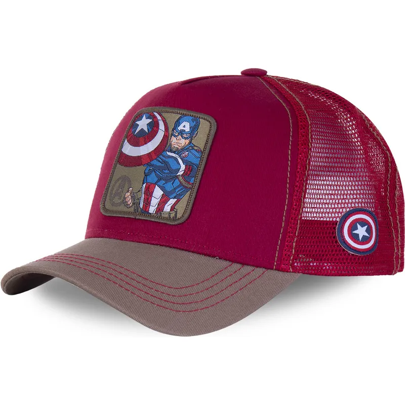 mutsid-kumer-punane-snapback-cpt3-captain-america-marvel-comics-capslab