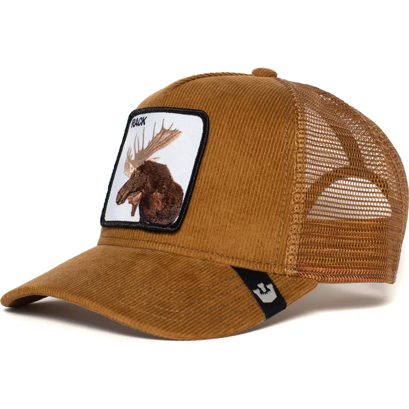 mutsid-kumer-pruun-snapback-moose-head-the-farm-goorin-bros