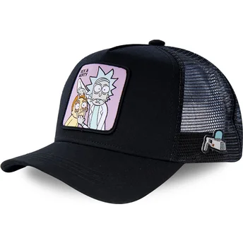 Mütsid kumer must snapback LOO1 Rick ja Morty Capslab