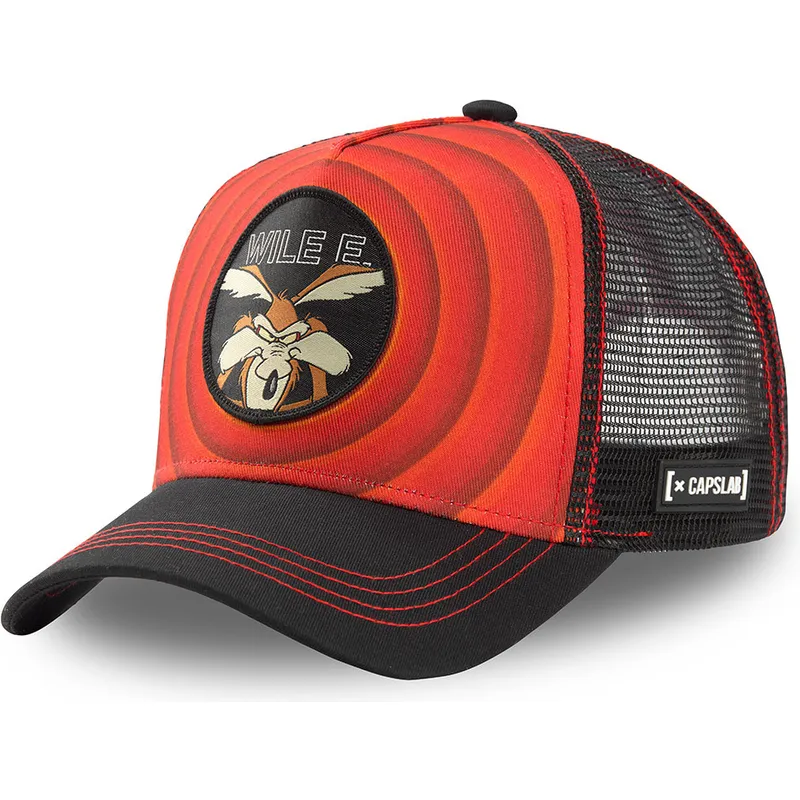 mutsid-kumer-punane-snapback-bullseye-color-rings-wil1-koiott-looney-tunes-capslab