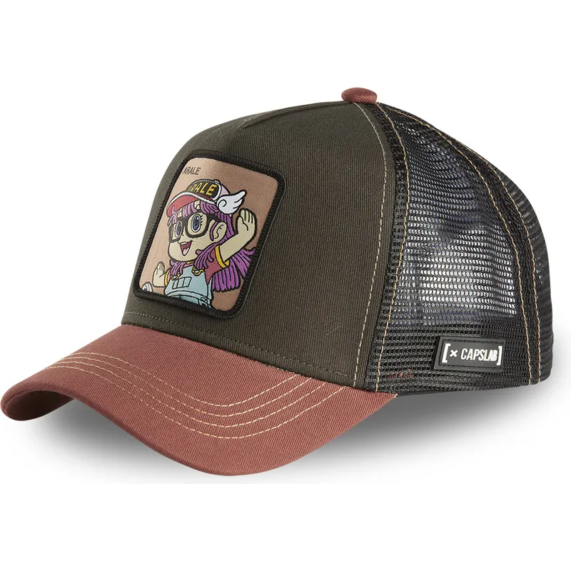 mutsid-kumer-pruun-snapback-rob1-arale-norimaki-dr-slump-capslab