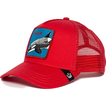 mutsid-kumer-punane-snapback-killer-whale-the-farm-goorin-bros