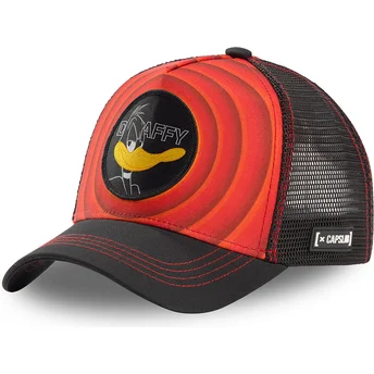 mutsid-kumer-punane-snapback-bullseye-color-rings-loo-daf1-daffy-duck-looney-tunes-capslab