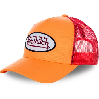 Von Dutch Youth KID_FRESH3 Orange Trucker Hat