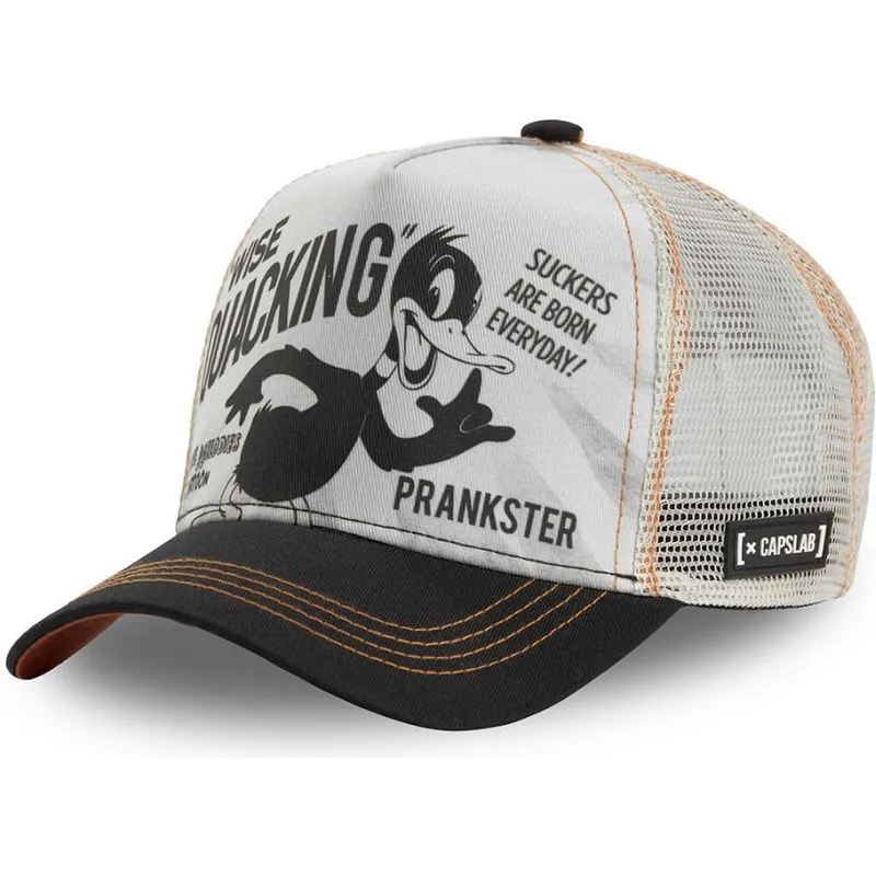 mutsid-kumer-valge-snapback-loo-duc1-daffy-duck-looney-tunes-capslab