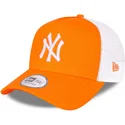 mutsid-kumer-oranz-snapback-a-frame-tonal-mesh-new-york-yankees-mlb-new-era